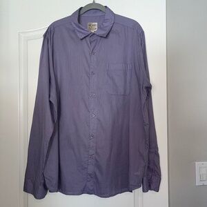 Joe Jeans Mens Long Sleeve Striped Button Shirt - XL